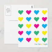 ライブ。愛.笑え。 ポストカード (正面/裏面)