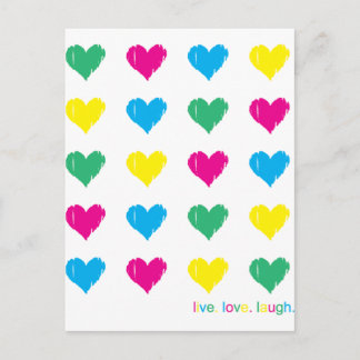 ライブ。愛.笑え。 ポストカード