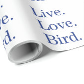 ライブ。愛.鳥。 ラッピングペーパー (ロールコーナー)