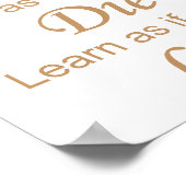 ライブ – 死ぬ明日の黄色 ポスター (角)