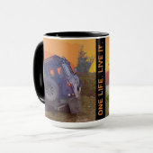 ライブ。生きろ。マグ マグカップ (正面左)