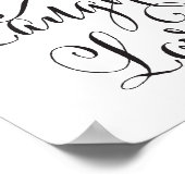 ライブ、笑い、ラブアートプリント ポスター (角)