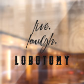 ライブ、笑い、ラボトミー面白いハロウィーン ウィンドウサイン (シート2)