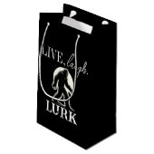 ライブ、笑い、ルーク スモールペーパーバッグ (裏面アングル)