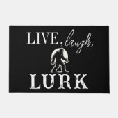 ライブ、笑い、ルーク ドアマット (正面)