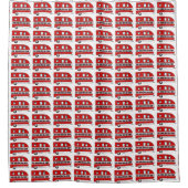 「ライブ、笑い、愛とキャンプ」シャワーカーテン シャワーカーテン (正面)