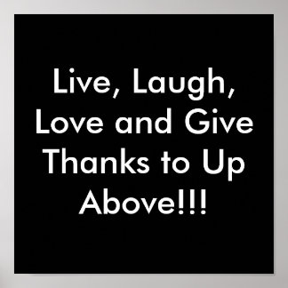 ライブ、笑い、愛のポスター ポスター