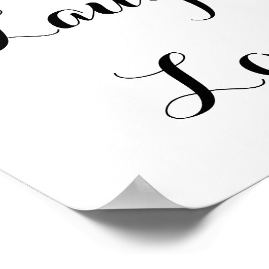 ライブ – 笑い – 愛 ポスター (角)