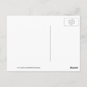 ライブ – 笑い – 愛 ポストカード (裏面)