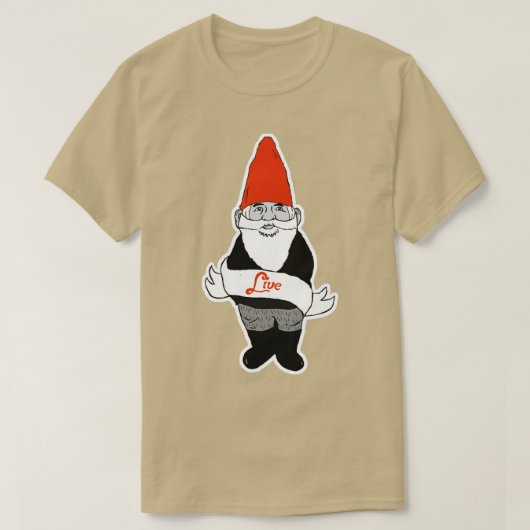 ライブB W Tシャツ (デザイン正面)