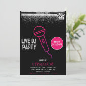 ライブDJナイトイベントパーティーバークラブフライヤー 招待状 (スタンド正面)