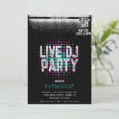ライブDJミュージックナイトイベントパーティーバークラブフライヤー 招待状 (スタンド正面)