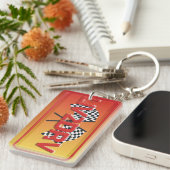 ライブLIV2DRVレーシングアート キーホルダー (正面右)