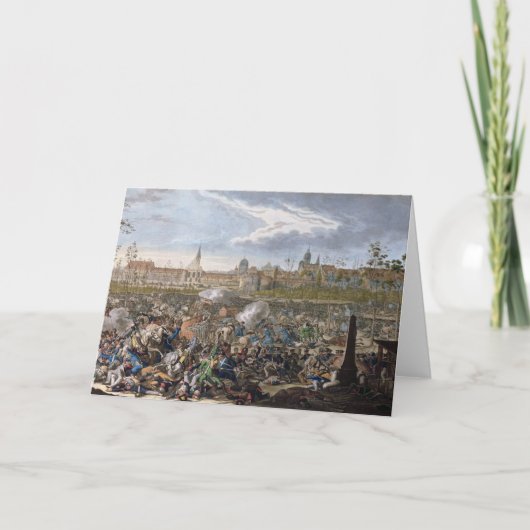 ライプチヒの戦い、1813年10月19日 カード (正面)