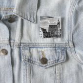 ライプチヒ1723年のセントトーマスの教会そして学校 缶バッジ (インサイチュ)