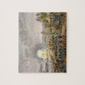 ライプチヒ、19の戦いの後のフランスのな退去 ジグソーパズル (縦)