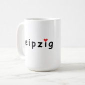 ライプツィヒが大好き コーヒーマグカップ (正面左)