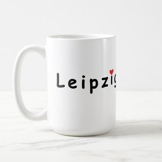 ライプツィヒが大好き コーヒーマグカップ (左)