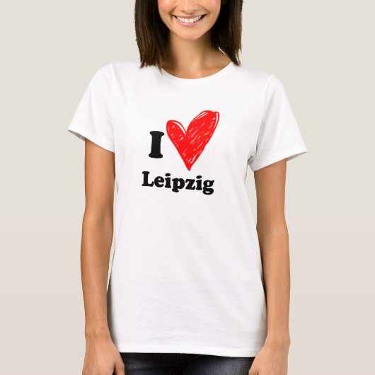 ライプツィヒが大好き Tシャツ (正面)