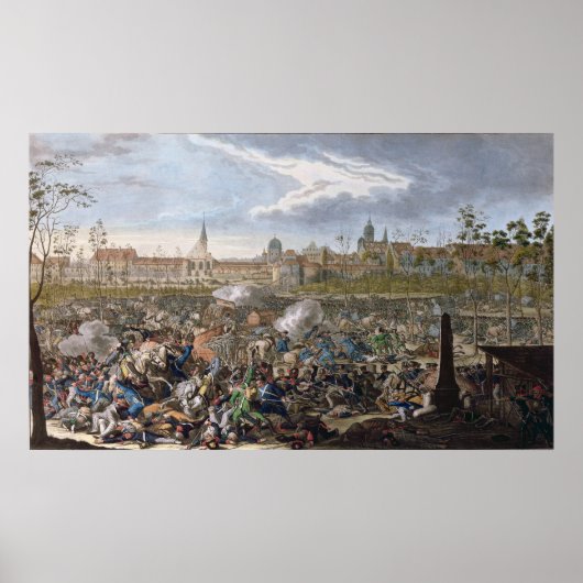 ライプツィヒの戦い、1813年10月19日 ポスター (正面)