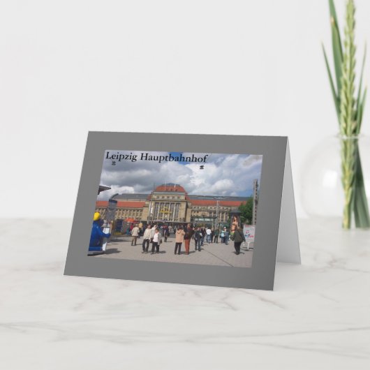 ライプツィヒハウプトバーンホフ カード (正面)