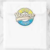 ライプツィヒヴィンテージスタイルロゴ。 ラウンドシール (バッグ)