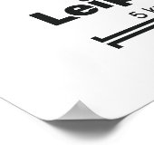 ライプツィヒ地図ポスター ポスター (角)