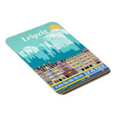 ライプツィヒ・ドイツへの旅行アート マグネット (右側)