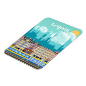 ライプツィヒ・ドイツへの旅行アート マグネット (左側)