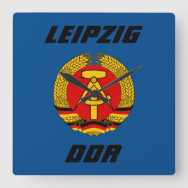 ライプツィヒ， DDR – 東ドイツ スクエア壁時計