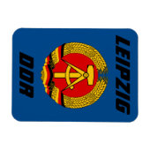 ライプツィヒ， DDR – 東ドイツ マグネット (横)