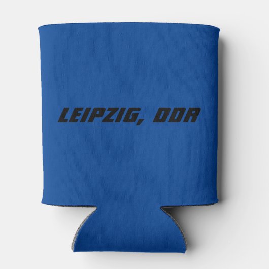 ライプツィヒ， DDR – 東ドイツ 缶クーラー (裏面)