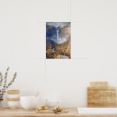 ライヘンバッハの滝 ポスター (キッチン)