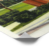 ライマンホールを示すシラキュースUキャンパスビュー ポスター (角)