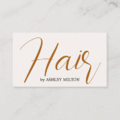 ライミニマルトエレガントパステルヘアスタイリスト 名刺 (正面)