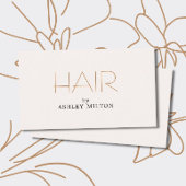 ライミニマルトエレガントパステルヘアスタイリスト 名刺