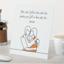 ライミニマルンアートレズビアンカドリング 台座サイン