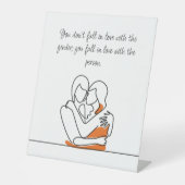 ライミニマルンアートレズビアンカドリング 台座サイン (正面)