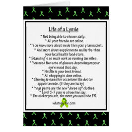 ライミー・ライム病ユーモア・カードの人生