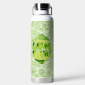 ライムあなたの真空絶縁水ボトル32 oz ウォーターボトル (背面)