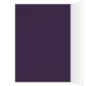 ライムおよび紫色のダマスク織のテーブル数カード (内側 (左))