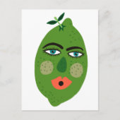 ライムお洒落はがき ポストカード (正面)