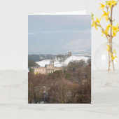 ライムとケージの冬 カード (黄色い花)