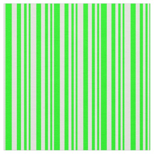 ライムとベージュ色の線 ファブリック (クローズアップ)