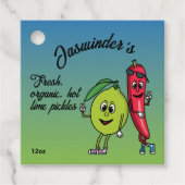 ライムとペッパーpals漫画おもしろいライムピクルス フェイバータグ (正面)