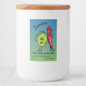 ライムとペッパーpals漫画おもしろいライムピクルス フードラベル (正面)