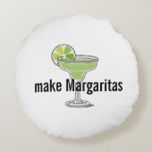 ライムとマルガリータデザイン ラウンドクッション (裏面)