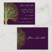 ライムと梅の渦巻き 名刺 (正面/裏面)