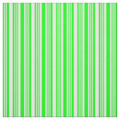 ライムと白の色の線 ファブリック (見本)