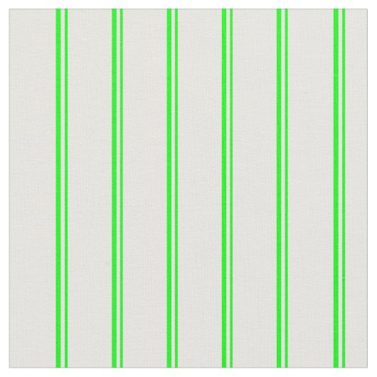 ライムと白の色の線 ファブリック (クローズアップ)